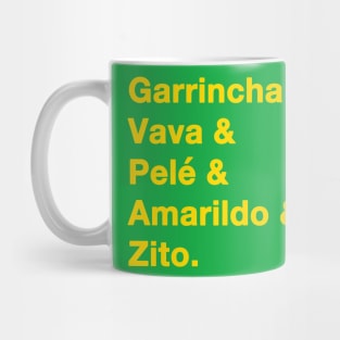 1962 Brazil World Cup Yellow Mug